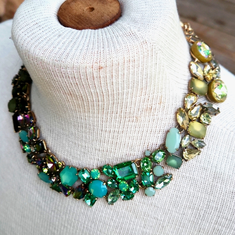 J. Crew Brulee Choker Style Statement Necklace